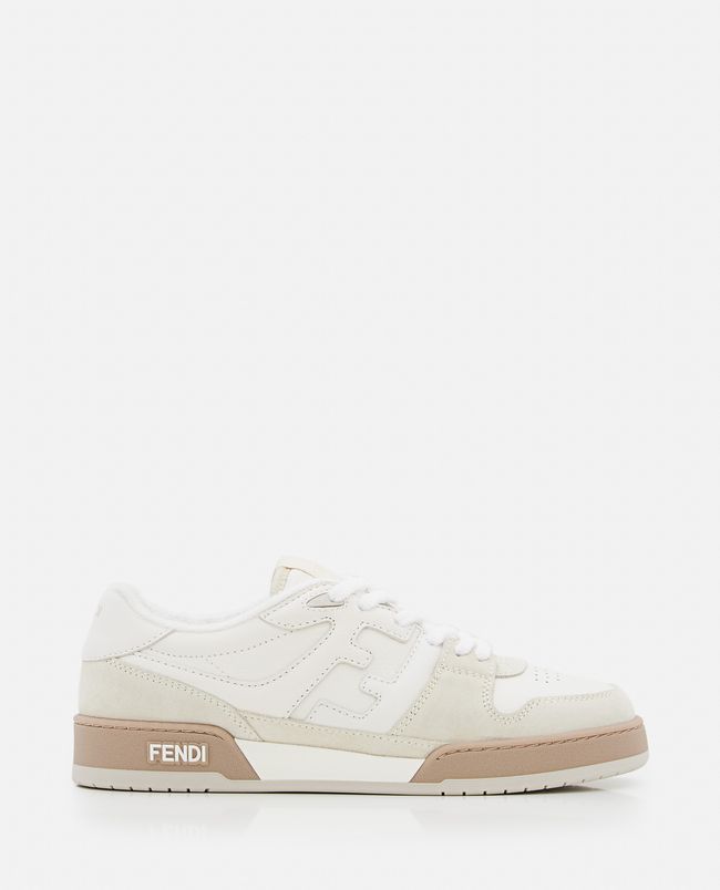 Fendi Match Denim & Cowhide Brown / Blue Low Top Sneakers - Sneak