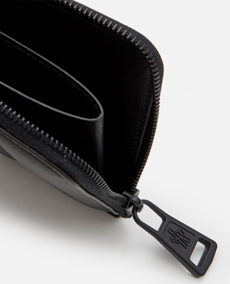 Moncler Flat Small Wallet In Black