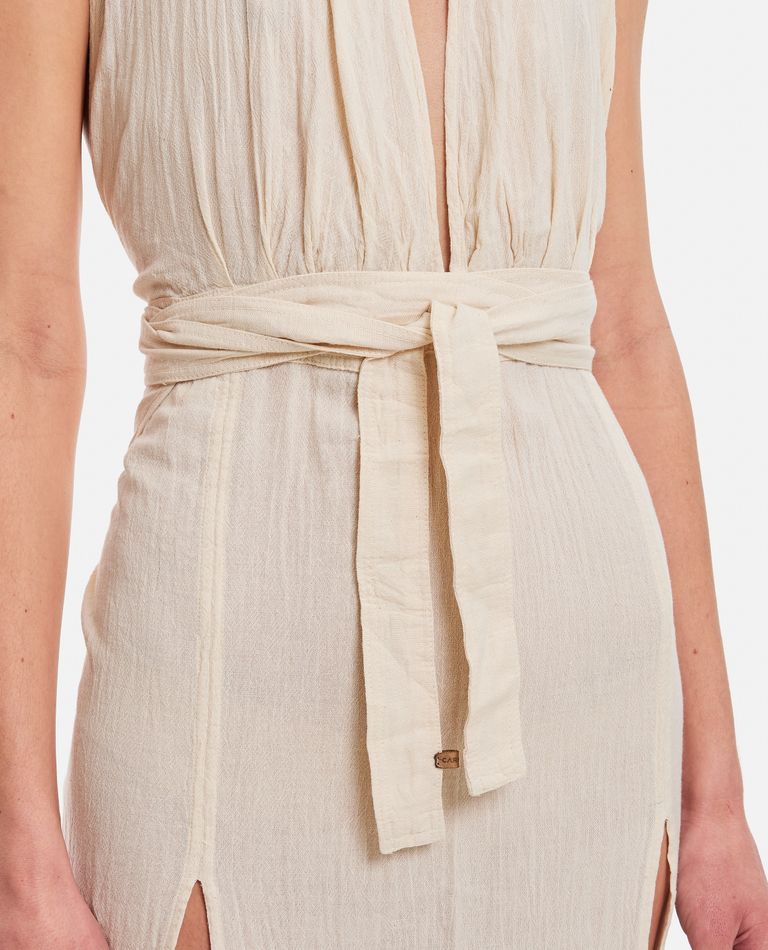 CARAVANA TACOH COTTON LONG DRESS WITH SLITS