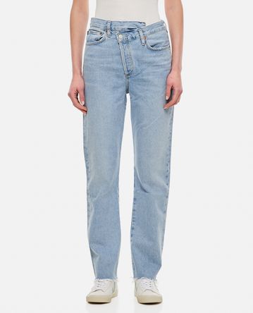 Agolde - CRISSCROSS STRAIGHT LEG JEANS