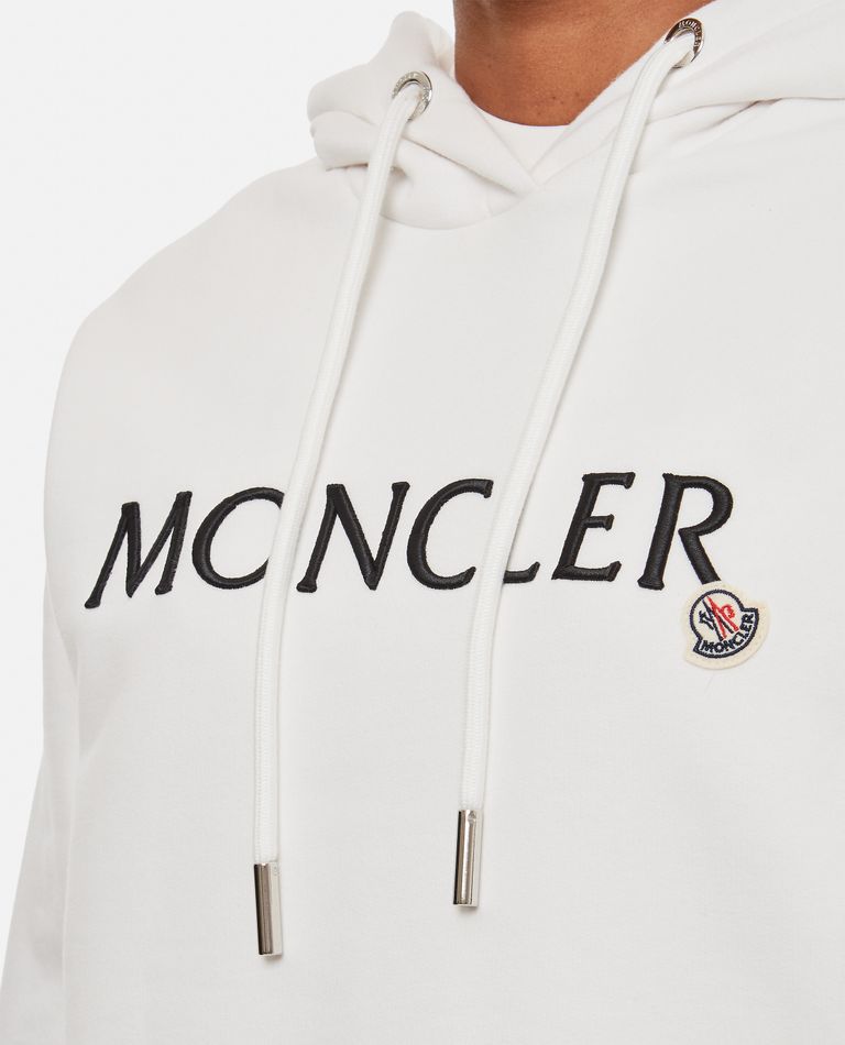 Moncler Cotton Sweater In White