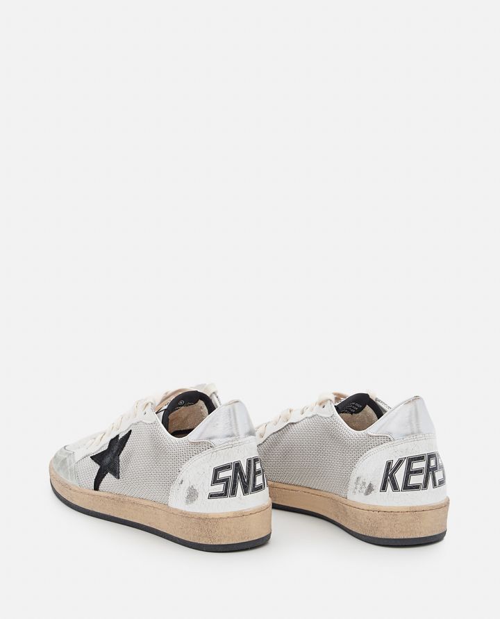Golden Goose - LOW-TOP 'BALL STAR' LEATHER AND SYNTHETIC SNEAKERS_3