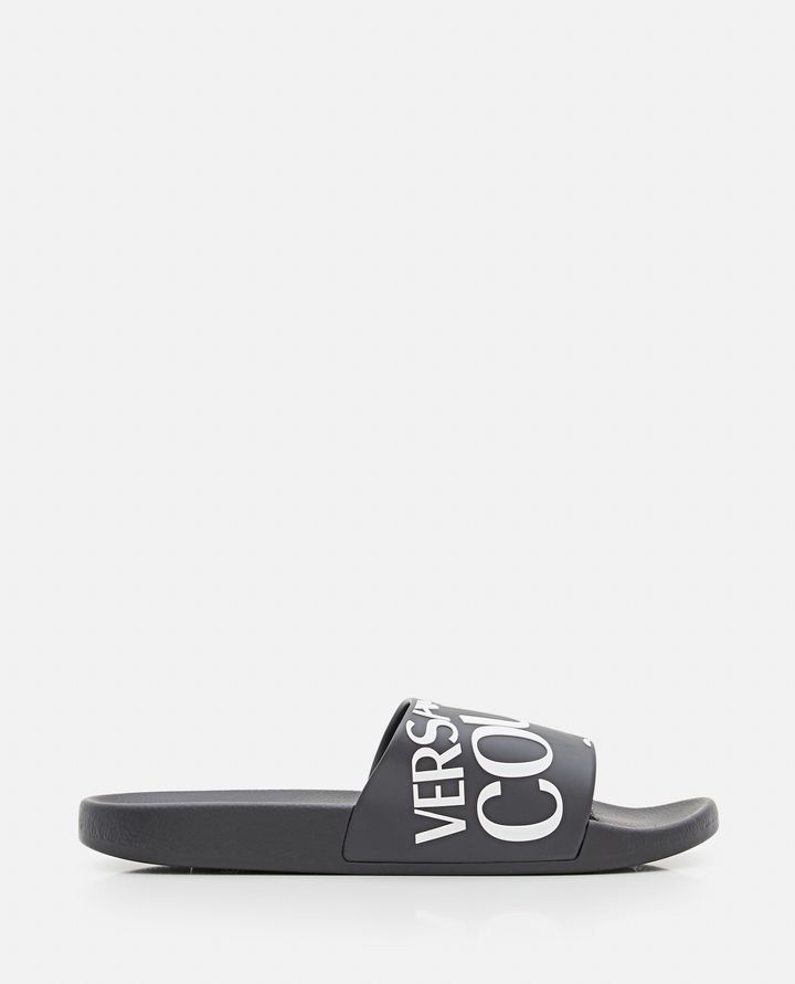 Versace Jeans Couture - POOL LOGOED RUBBER SLIDES_1