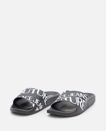 Versace Jeans Couture - POOL LOGOED RUBBER SLIDES