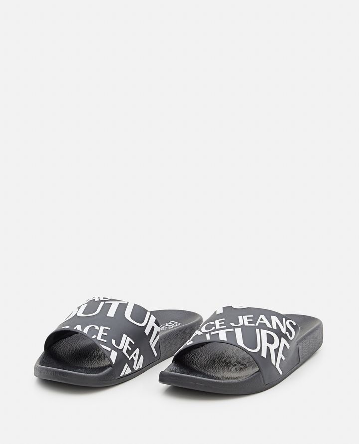 Versace Jeans Couture - POOL LOGOED RUBBER SLIDES_2