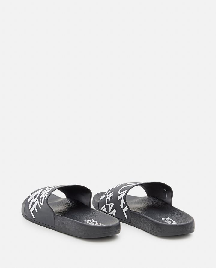 Versace Jeans Couture - POOL LOGOED RUBBER SLIDES_3