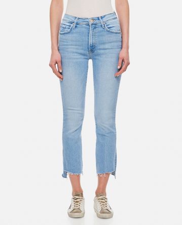 Mother - THE INSIDER CROPPED STEP FRAY COTTON JEANS