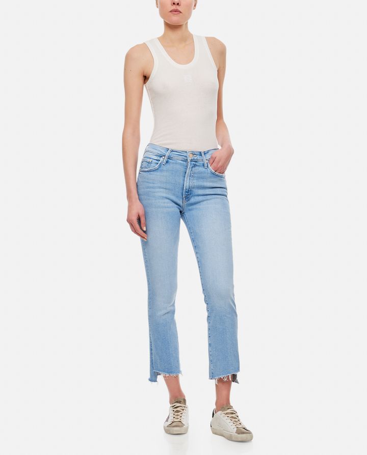 Mother - THE INSIDER CROPPED STEP FRAY COTTON JEANS_2