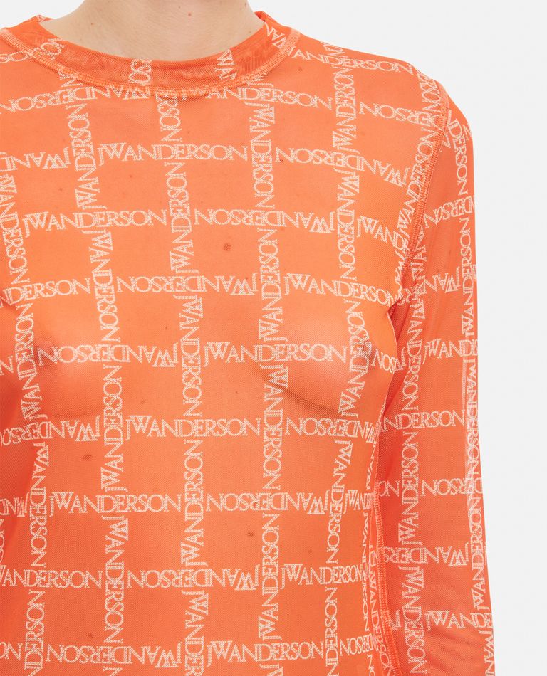 Tシャツ・カットソー JW Anderson JT0227 PG0772 ORANGE PRINT T-shirt J.W.ANDERSON - JW Anderson Tシャツ・カットソー L オレンジ
