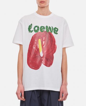 Loewe - LOEWE FLOWER COTTON T-SHIRT