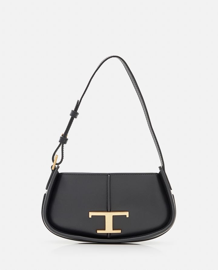 Tod's - MICRO DEMI LUNE LEATHER SHOULDER BAG_1
