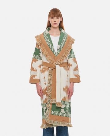 Alanui - ICON JACQUARD WOOL COAT