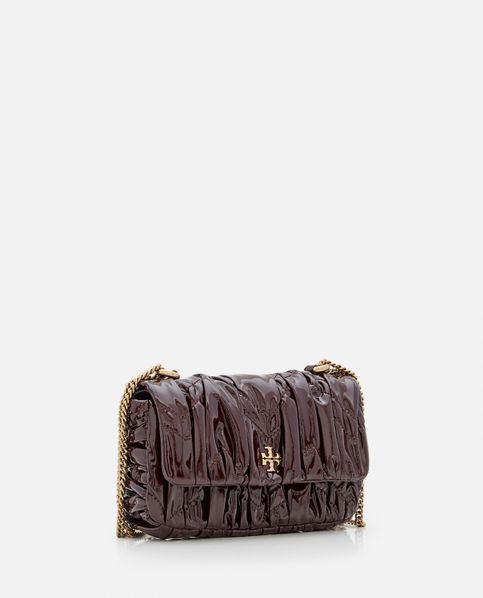 KIRA MINI FLAP PATENT LEATHER SHOULDER BAG