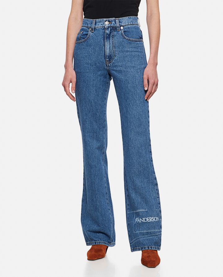 JW Anderson - JEANS BOOTCUT CON LOGO_1