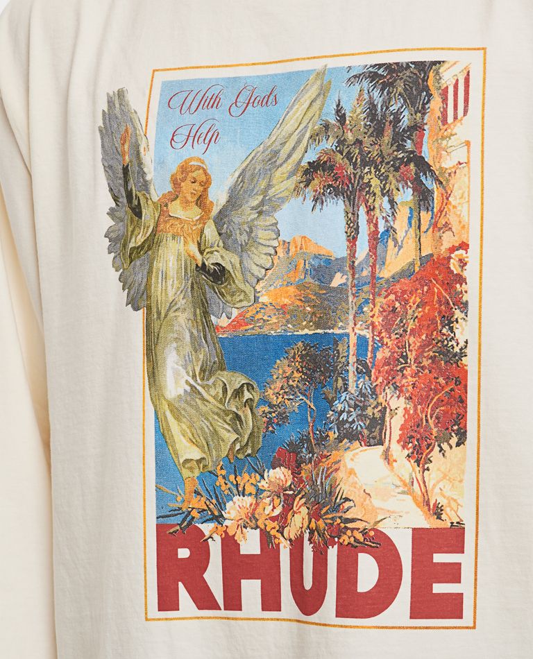 PRINTED CREWNECK COTTON SWEATSHIRT for Men - Rhude sale | Biffi