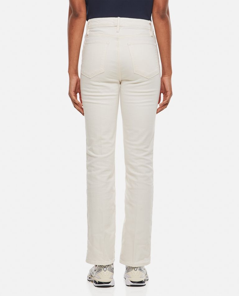 Frame  ,  Le Super High Straight Leg Cotton Jeans  ,  White 24