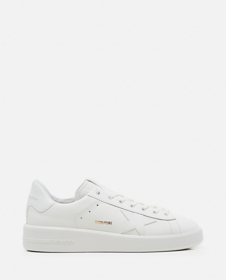 PURE STAR LEATHER SNEAKERS for Men - Golden Goose sale | Biffi