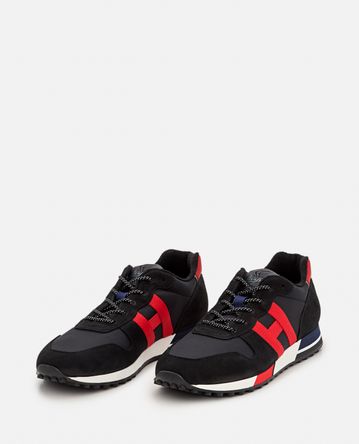 Hogan - 'H383' LEATHER AND FABRIC SNEAKER