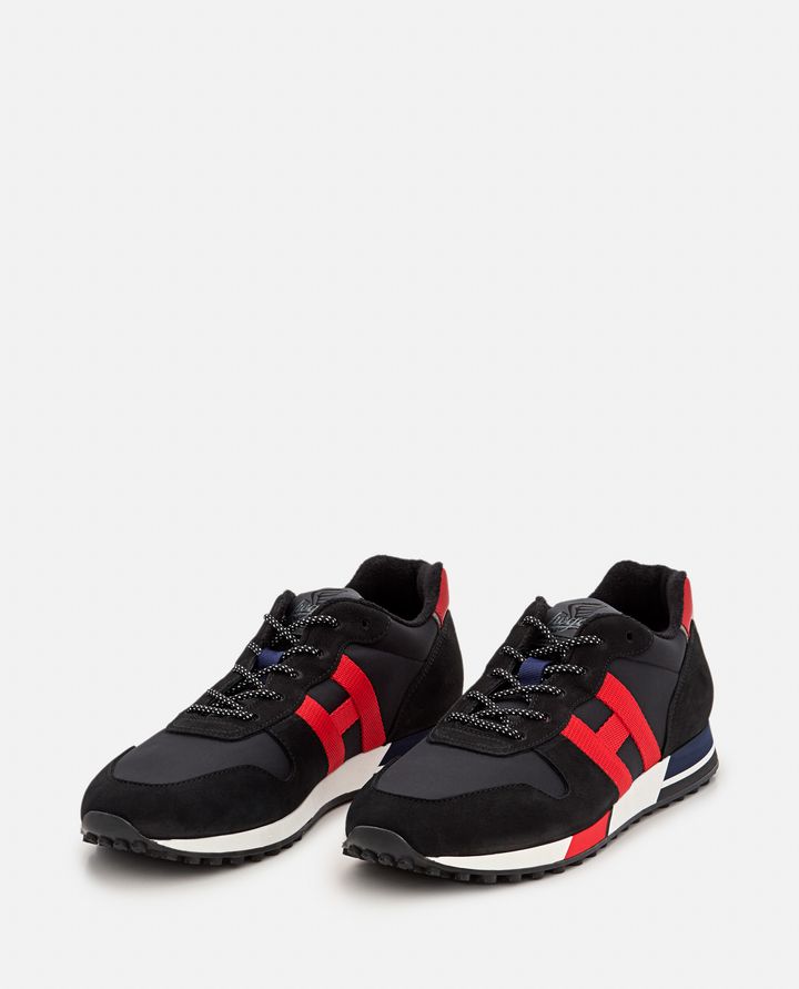 Hogan - 'H383' LEATHER AND FABRIC SNEAKER_2