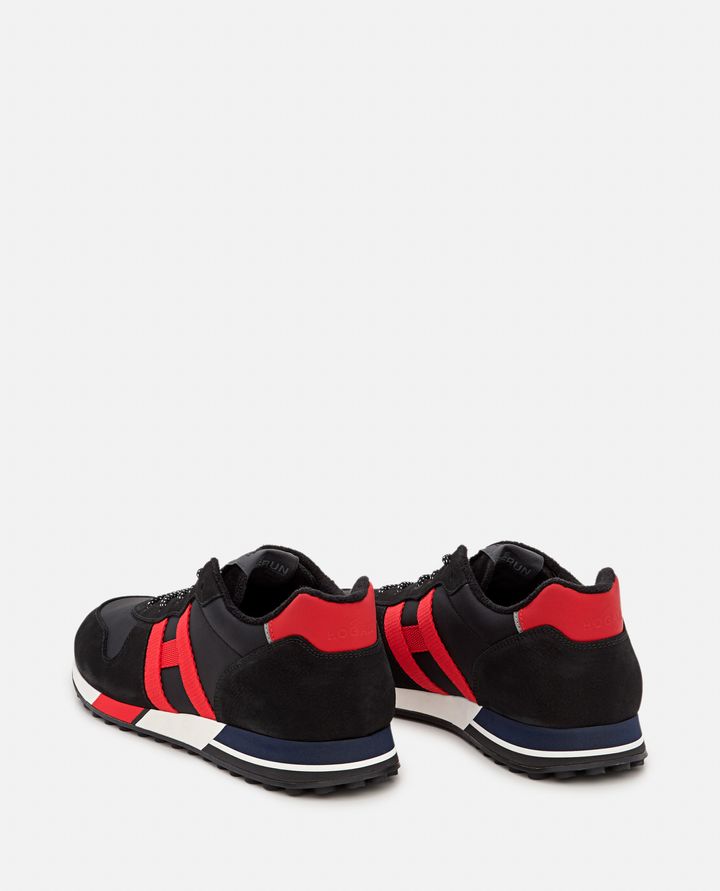 Hogan - 'H383' LEATHER AND FABRIC SNEAKER_3