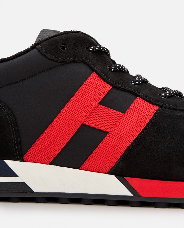 Hogan - 'H383' LEATHER AND FABRIC SNEAKER_4