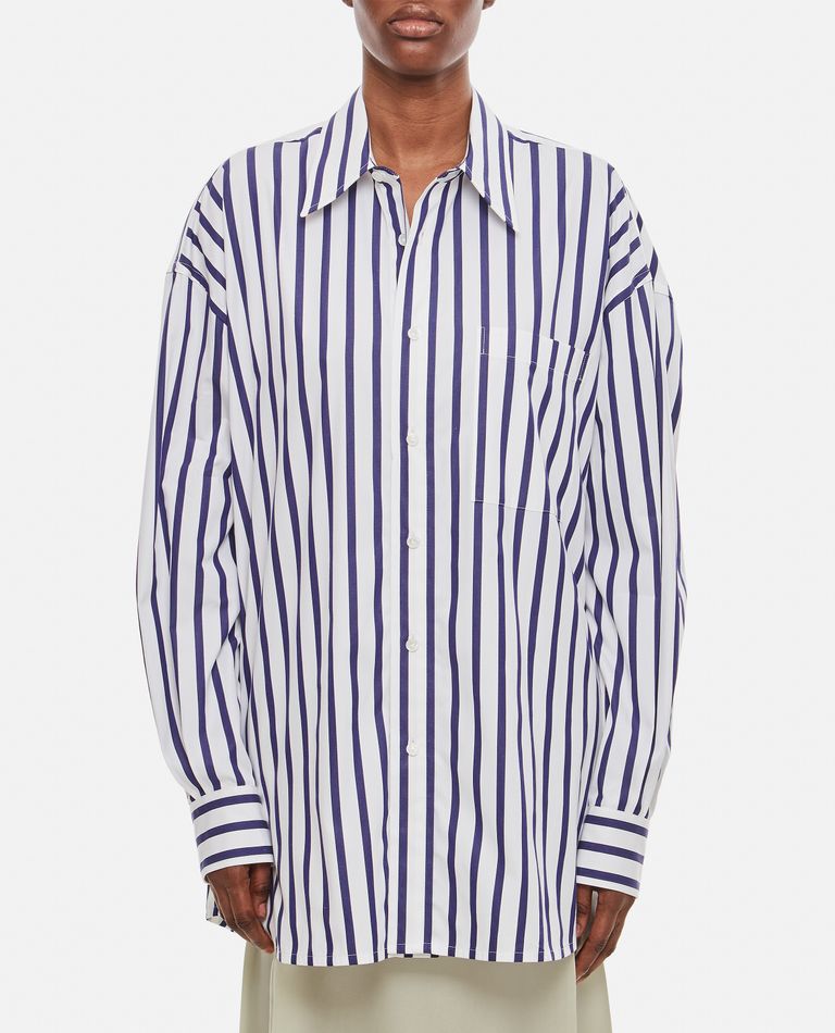 STRIPED COTTON SHIRT for Women - Bottega Veneta | Biffi