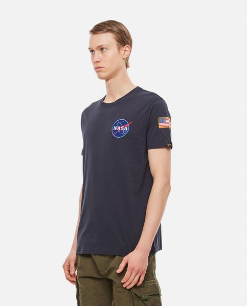 COTTON SPACE SHUTTLE T T-SHIRT for Men - Alpha Industries | Biffi | T-Shirts