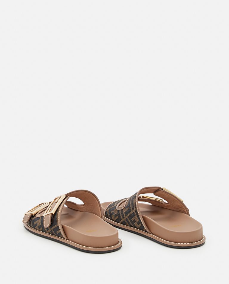 Fabric Slides In Brown