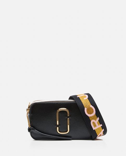 Marc Jacobs Crossbody Bag Women Leather Black Gold