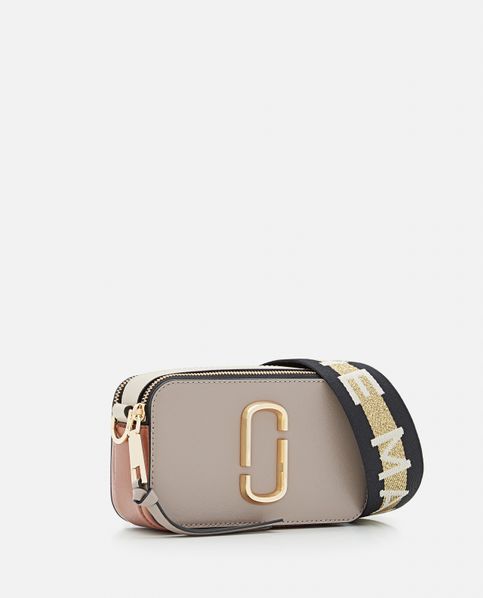 Marc Jacobs The Snapshot Leather Crossbody Bag In Multi-colored