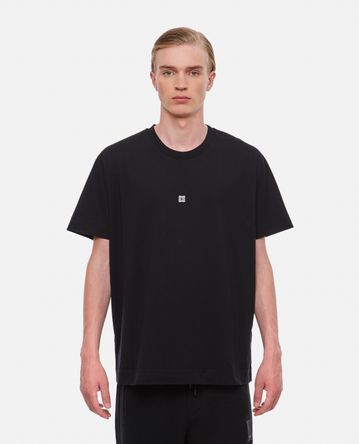 Givenchy - CLASSIC CONTRAST 4G EMBROIDERY T-SHIRT
