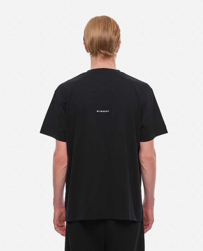 Givenchy contrast outlet logo t shirt