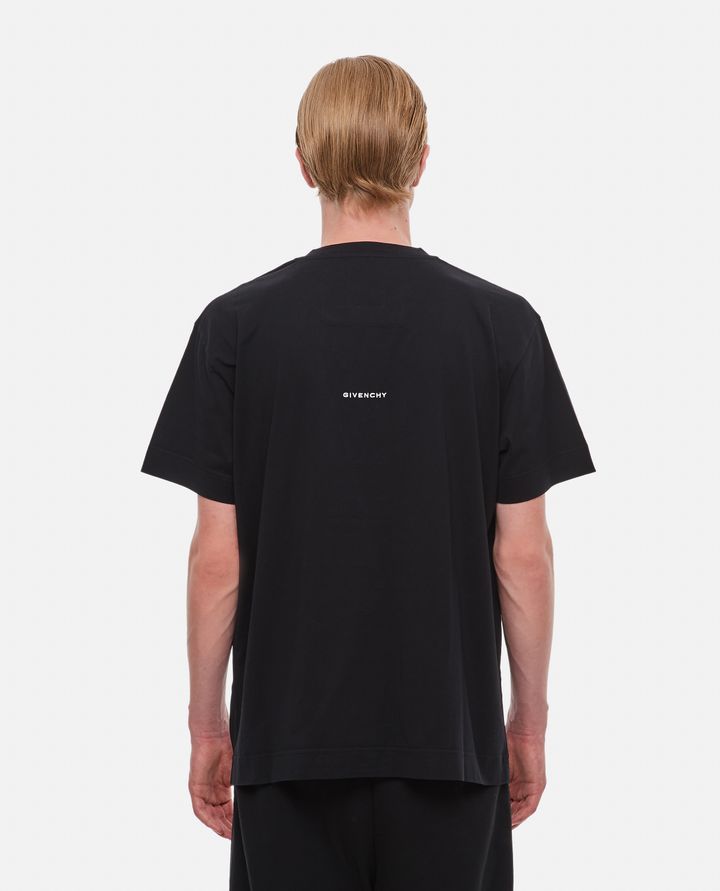 Givenchy - CLASSIC CONTRAST 4G EMBROIDERY T-SHIRT_3