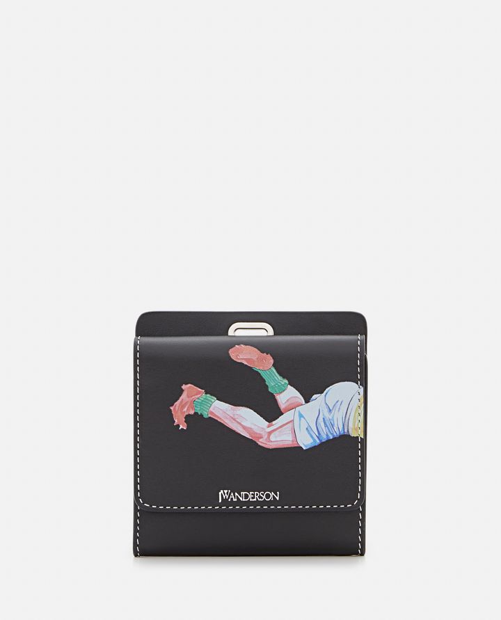 JW Anderson - PRINTED LEATHER NECK WALLET_1