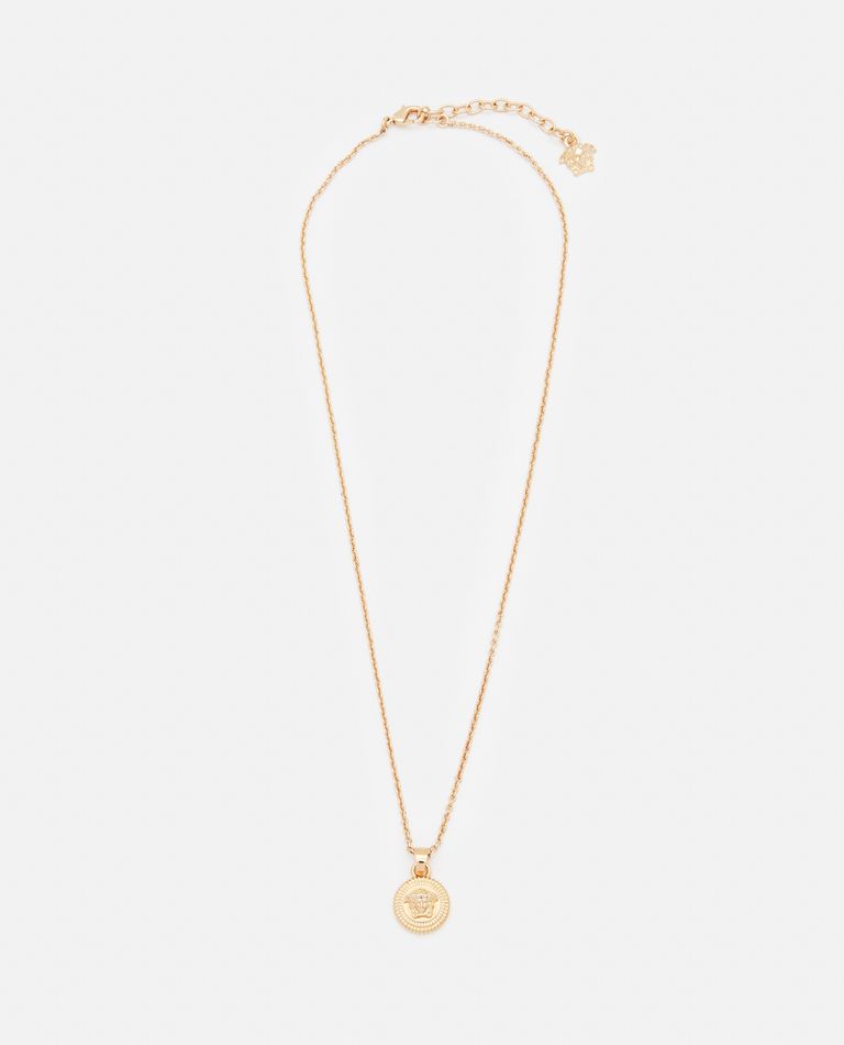 Shop Versace Necklace Metal In Gold