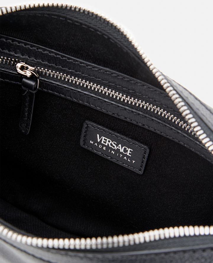 Versace - SMALL HOBO LEATHER SHOULDER BAG_3