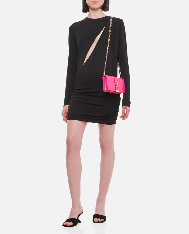 【関税＆送料込み】Versace Jersey Mini Dress VERSACE Printed jersey mini dress | NET-A-PORTER