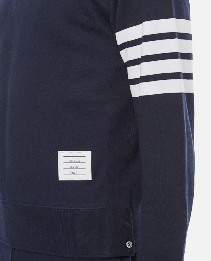 Thom Browne - CLASSIC SWEATSHIRT IN CLASSIC LOOPBACK 4 BAR_10