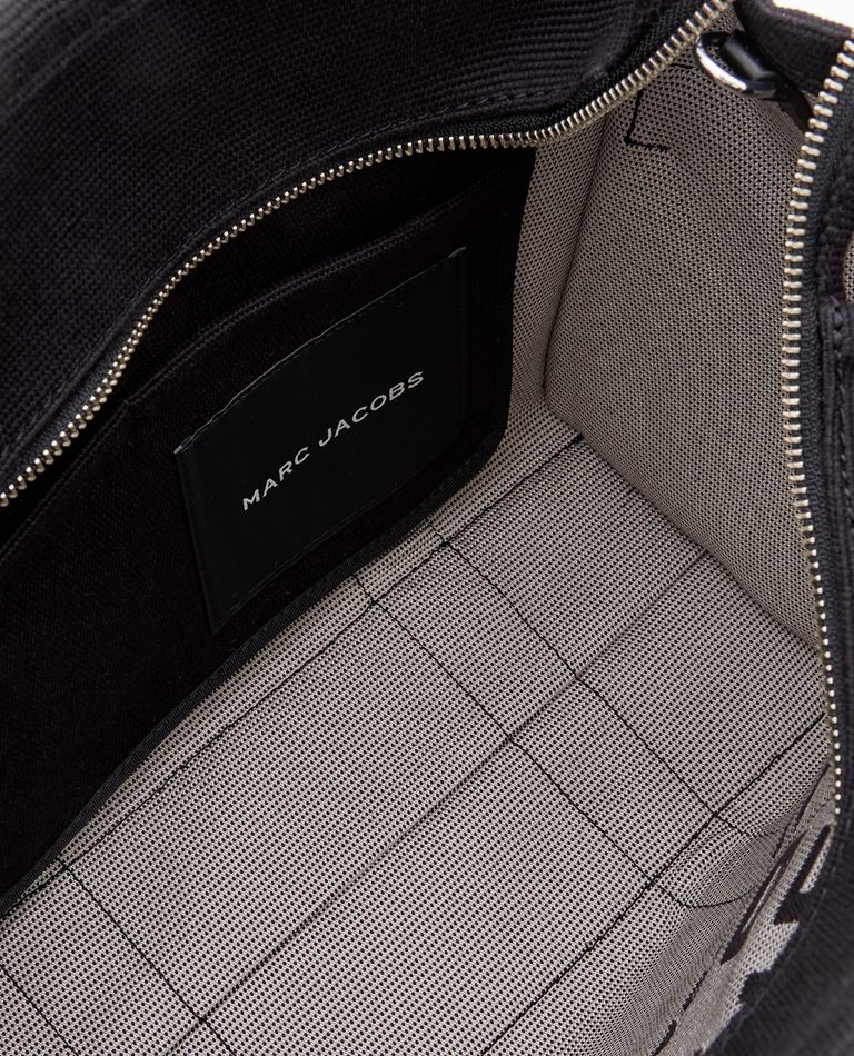 Marc Jacobs The Medium Canvas Tote Bag In Black