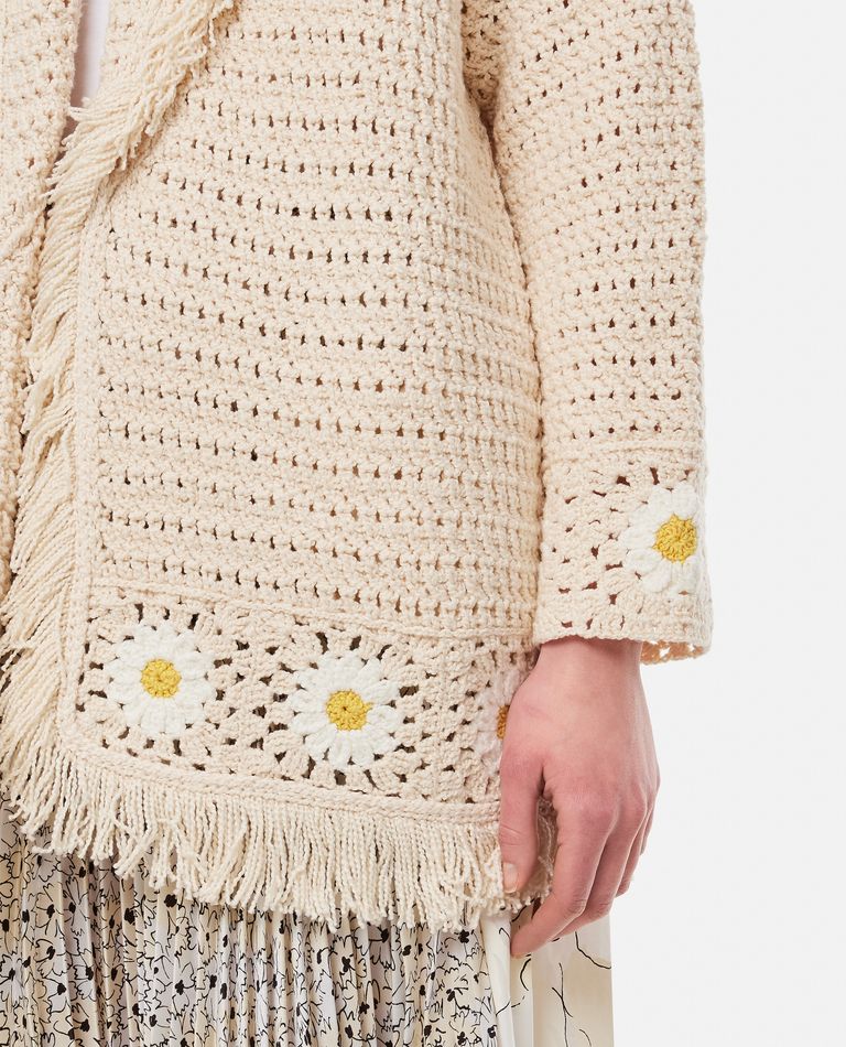 ALANUI DAISY COTTON CROCHET CARDIGAN