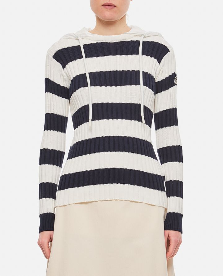 Moncler - KNIT HOODED SWEATER_1