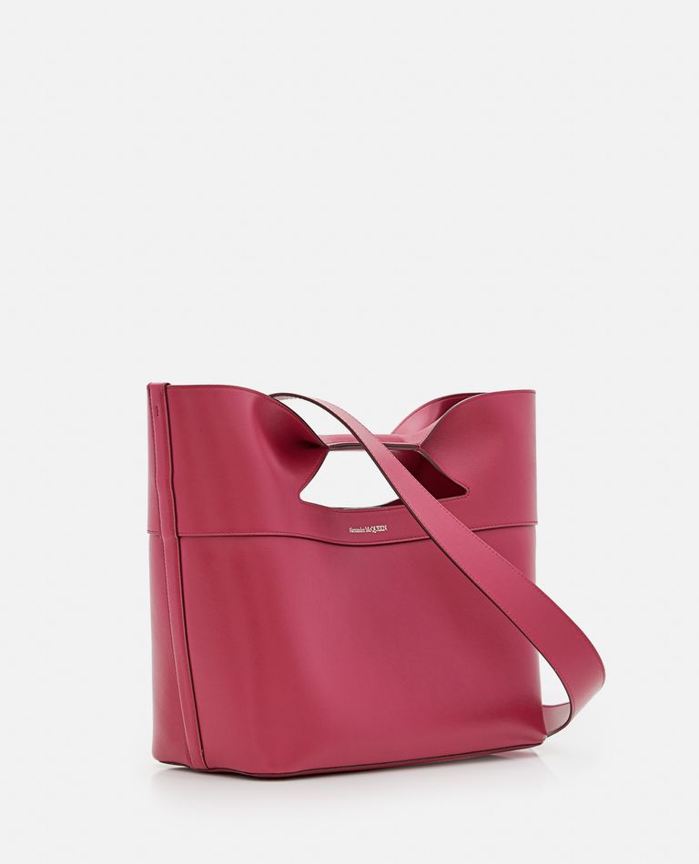 THE BOW SMALL LEATHER TOTE BAG for Women - Alexander McQueen sale