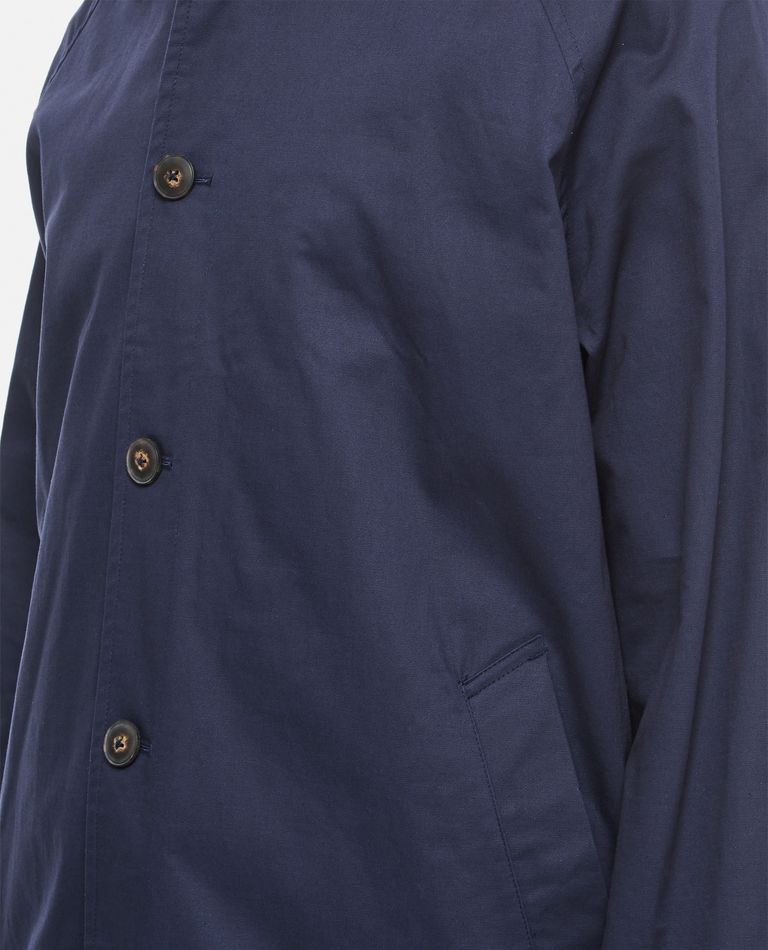 Shop Les Deux Nathan Car Coat 2.0 In Blue