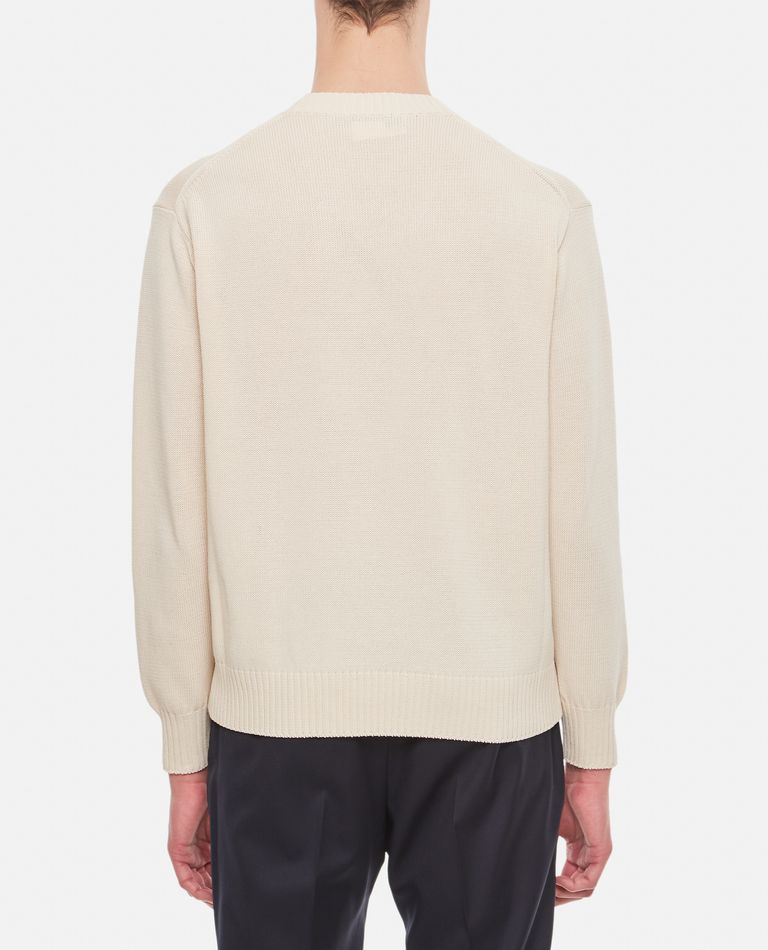 Shop Junya Watanabe Crewneck Printed Sweatshirt In White