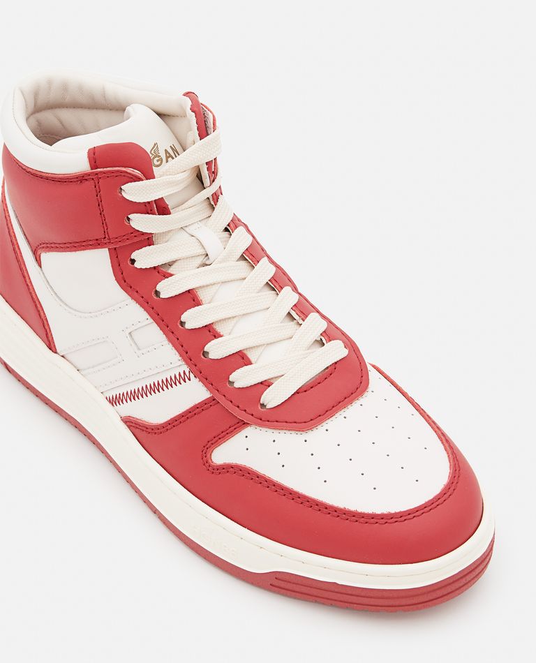 H630 HIGH TOP LEATHER BASKET SNEAKERS for Women Hogan sale Biffi