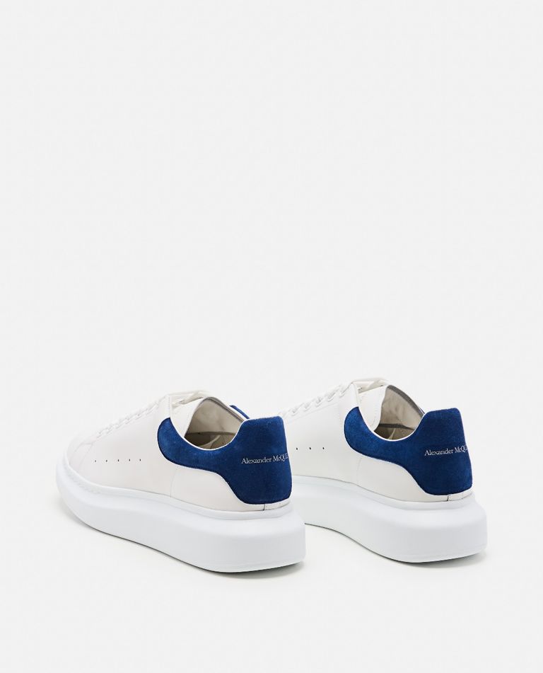 Alexander McQueen  ,  Oversize Larry Leather Sneakers  ,  White 44