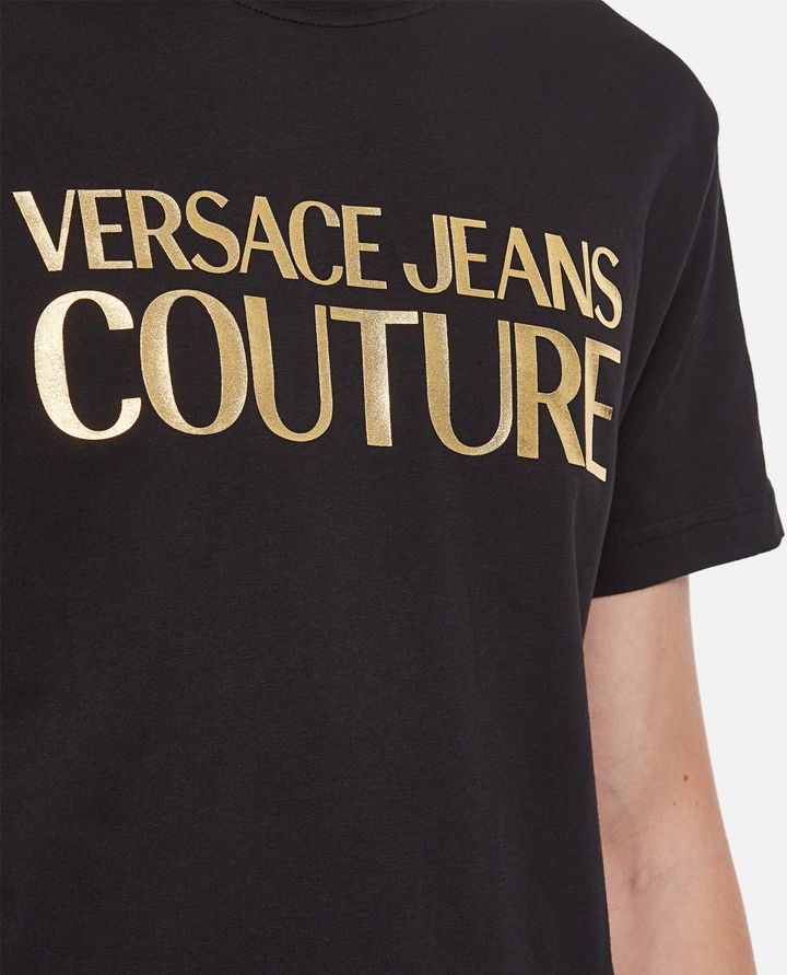 Versace Jeans Couture - T-SHIRT IN COTONE CON LOGO_4