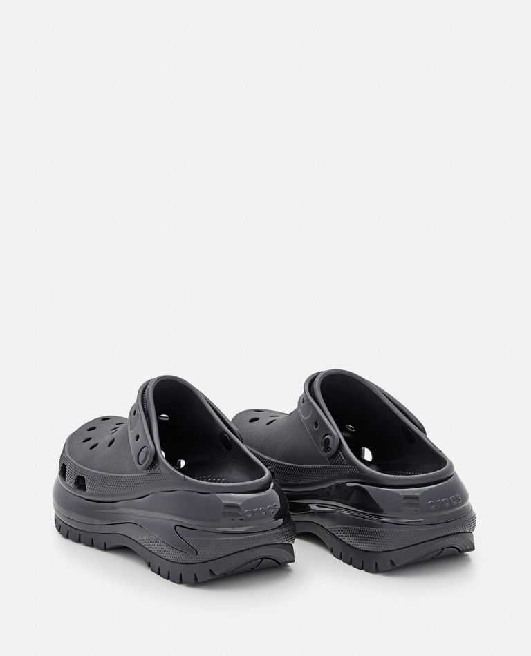 Crocs  ,  Classic Mega Crush Clog Rubber Sandals  ,  Black 8