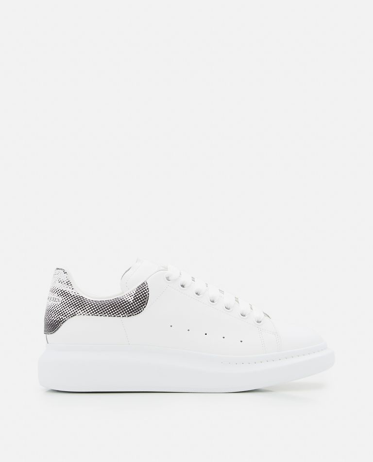 Alexander Mcqueen Leather Oversized Sneakers In White | ModeSens