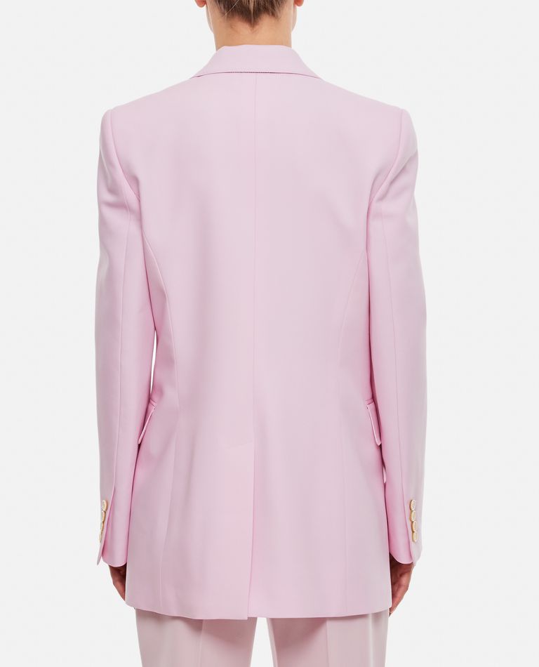 Alexander McQueen  ,  Wool Double Breasted Jacket  ,  Rose 42
